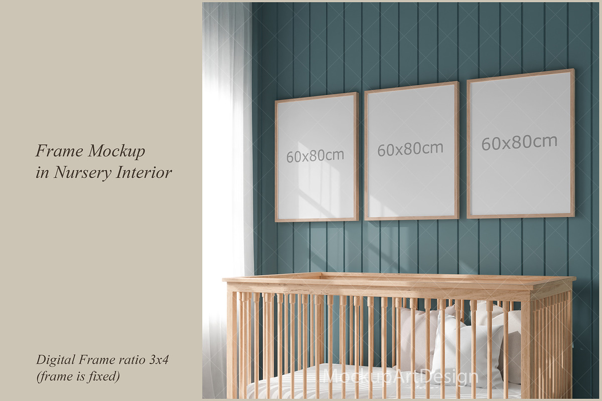 Nursery Mockup, Kids Room Mockup, a Product Mockup by MockupArtDesign (Photo 2 of 4)