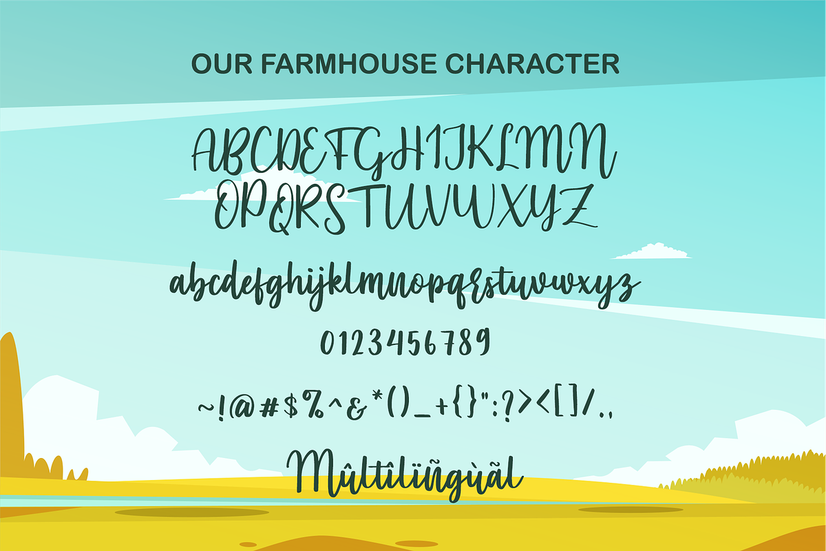 Our Farmhouse - Modern calligraphy, a Script Font by BearyType Studio (Photo 6 of 6)