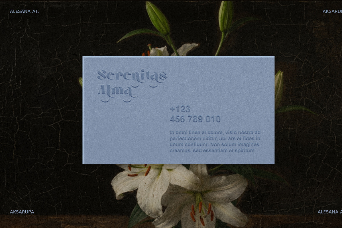 Alesana Atelier, a Sans Serif Font by Zelda Graphic (Photo 11 of 12)