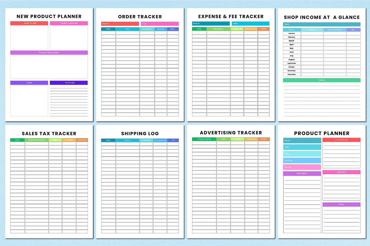 2026 Etsy Seller Business Workbook, a Stationery Template by Shumaya (Photo 3 of 7)