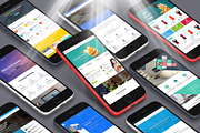 3D iPhone Presentation Mock-Up 23, an iPhone Mockup by Graphicsworld125 (Thumbnail 2 of 10)
