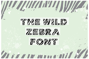 Zebra Simple Font