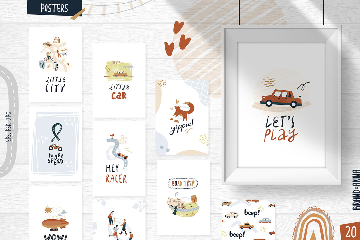 Map Creator Vector Bundle, an Animal Illustration by Brandianna (Photo 14 of 16)