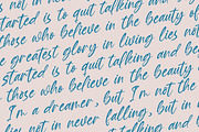 Baterty Spotteam Elegant Brush Font, a Script Font by Letterena Studios Script (Thumbnail 17 of 20)