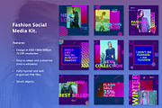 Gradient Fashion Instagram Post, a Social Media Template by temphall (Thumbnail 4 of 4)