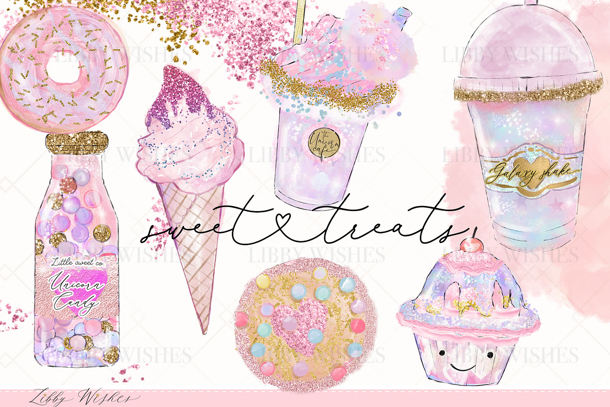 Sweet cafe Watercolour illustrations, an Illustration by Libby Wishes (Photo 3 of 13)