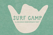 Surf Camp: A Hand Drawn Font, a Handwritten Font by Alicia Bruce Creative (Thumbnail 1 of 9)