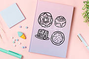 55 Junk Food Procreate Stamp Brushes, a Brushes & More by HalieKStudio (Thumbnail 8 of 9)