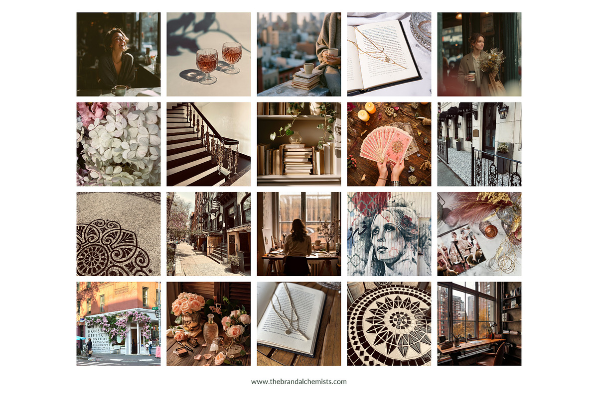 Vintage Vibes Brand Kit+Stock Images, a Branding & Logo Template by The Brand Alchemists (Photo 5 of 10)