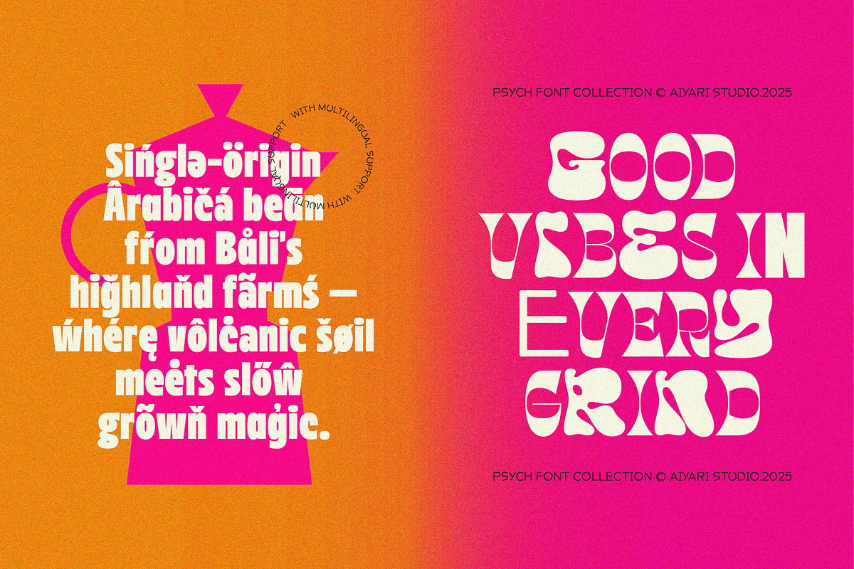 Psych Font Collections, a Symbol Font by Aiyari (Photo 9 of 18)