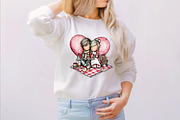 Whimsical Valentine Couple Clipart B, an Illustration by SVGArt (Thumbnail 8 of 8)