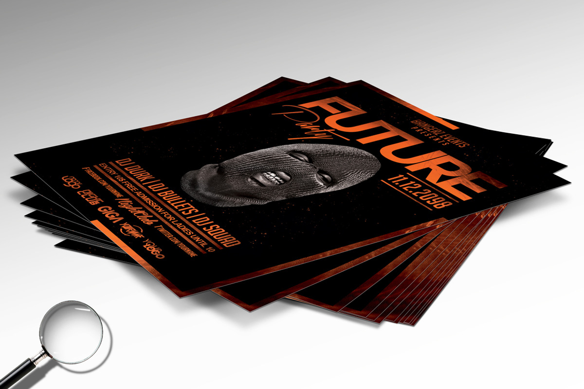 Future Party | Urban Flyer Template, a Flyer Template by GIGA-TEMPLATE (Photo 2 of 5)