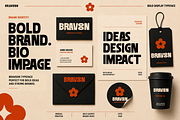 Bravoon — Bold Display Typeface, a Sans Serif Font by Muksal Creative (Thumbnail 3 of 12)