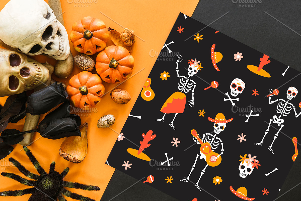 Skeleton Font and Graphics Pack preview 5