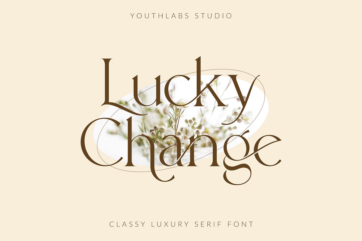 Lucky Change - Luxury Serif Font, a Serif Font by Youthlabs Studio (Photo 1 of 20)