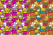 Funny seamless pattern., a Pattern Graphic by Little A (Aigul) (Thumbnail 2 of 3)
