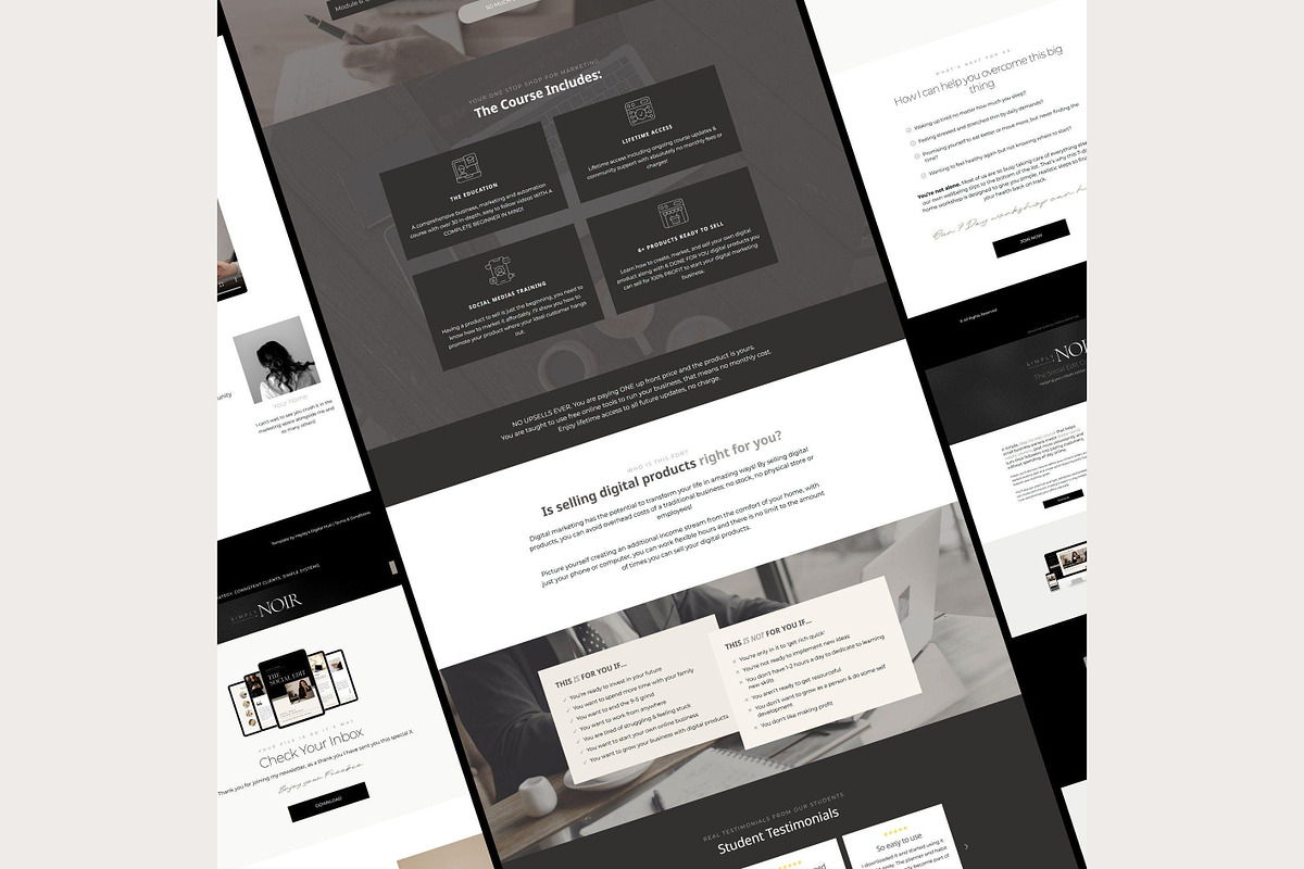 Systeme.io Urban Wealth for Men, a Landing Page Template by Hayley's Digital Hub (Photo 9 of 10)