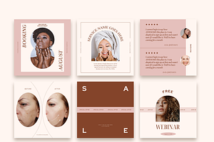 Beauty Social Media Templates