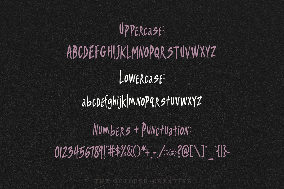 Velvet Thunder Dry Brush Font, a Handwritten Font by The October Creative (Photo 2 of 8)