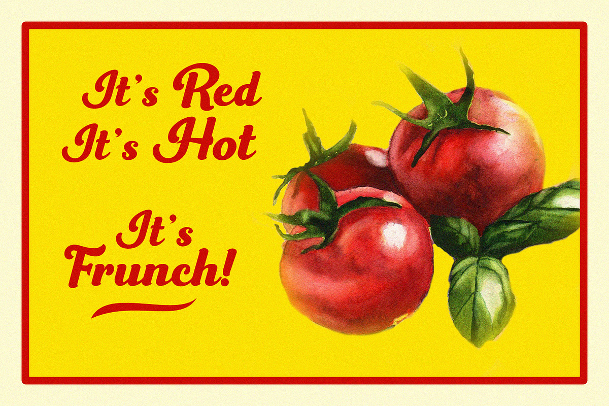 Frunch, a Script Font by Nasir Udin