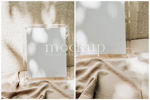 Table Sign Mockup 8x10