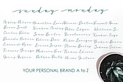 sunday monday, a Script Font by AMINMARIO (Thumbnail 10 of 12)