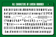 Laveda Rounded, a Sans Serif Font by Craft Supply Co. (Thumbnail 8 of 8)