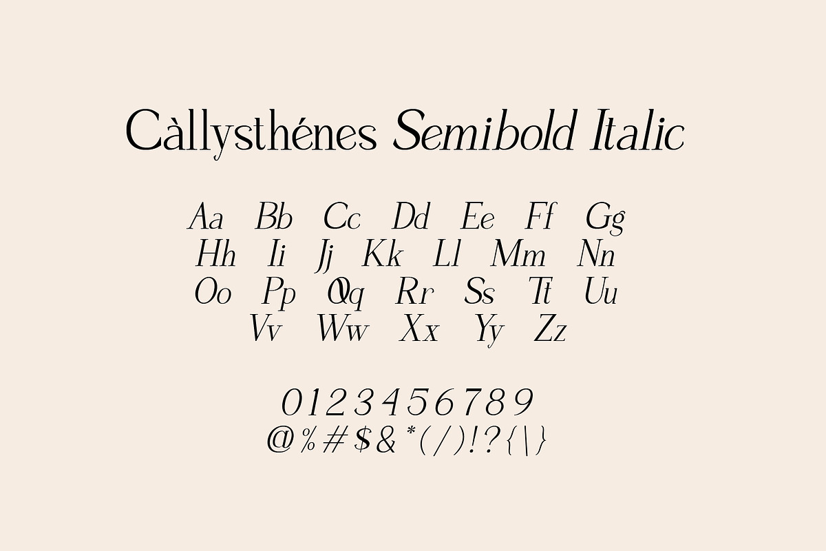 Callysthenes Serif Font, a Serif Font by Jrray Studio (Photo 11 of 12)