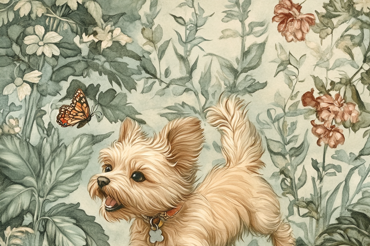 Playful Terrier Dog, a Graphic by Printable Treasure (Photo 7 of 8)