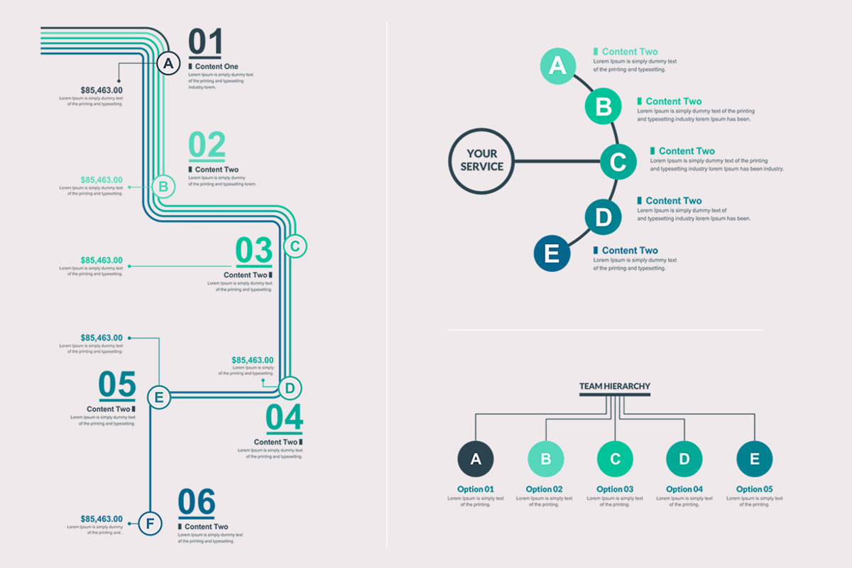 Big Infographic Elements Template, an Illustration by ContestDesign (Photo 8 of 16)