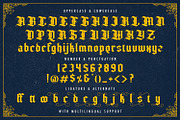 Bahisy - Blackletter Font, a Blackletter Font by StringLabs (Thumbnail 10 of 11)