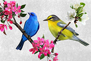 World of birds and flowers Part2, an Animal Illustration by SokolovaSv (Thumbnail 3 of 5)