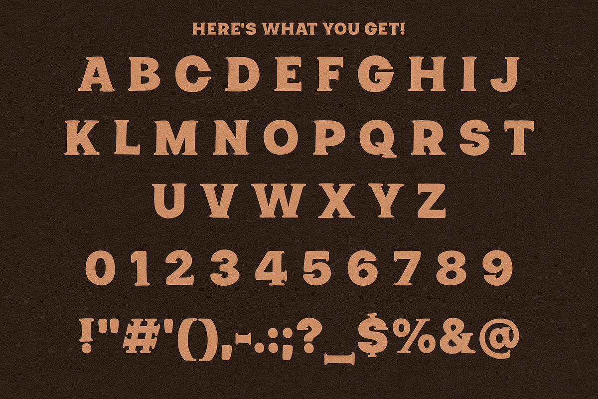 Badlands - A Rugged, Hand-drawn Font, a Serif Font by Eric Pond Designs (Photo 2 of 6)