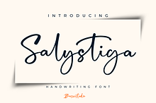 Salystiga Handwritten Font