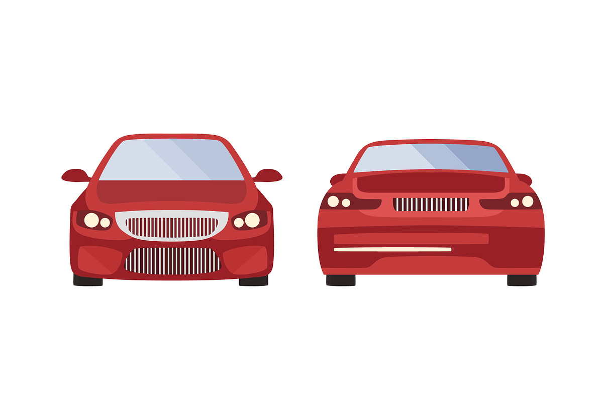 Red car, a Transportation Illustration by Good Studio (Photo 3 of 3)