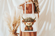 Whimsical sarcastic highland cow, a Seasonal Illustration by Designworld (Thumbnail 9 of 10)