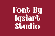 Sregko - Retro Ligatures Font, a Serif Font by Iqsiart Studio (Thumbnail 4 of 8)