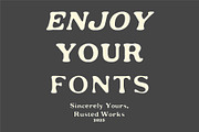 Marhaen - Vintage Slab Serif, a Slab Serif Font by Rusted Works (Thumbnail 8 of 8)