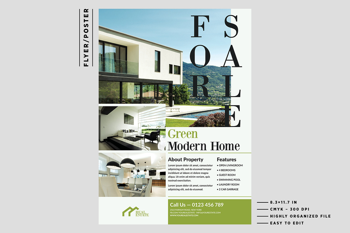 Real Estate Flyer, a Flyer Template by Mariux (Photo 2 of 3)