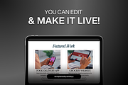 Simple UX Designer Website Portfolio, a Websites & App Template by Elegant_Studio44 (Thumbnail 2 of 5)
