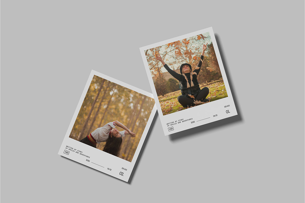 Polaroid Mockup, an Advertising Mockup by Bangdastudio (Photo 2 of 6)