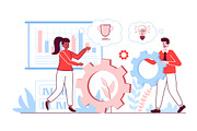 Flat Line Web Illustrations, a Templates & Theme by alexdndz (Thumbnail 22 of 25)