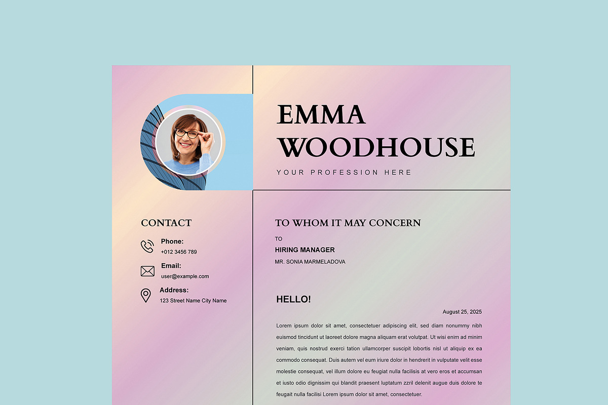 Resume Template, a Resume Template by MightyDesign (Photo 4 of 8)
