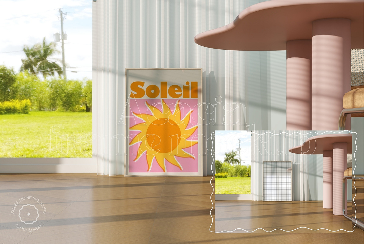 ACACIA | Dopamine Frame Mockup Set, a Household Mockup by SoleilHomeMockups (Photo 10 of 12)