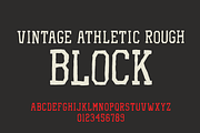 Vintage Athletic - Block Typeface, a Slab Serif Font by Millieangelo (Thumbnail 8 of 10)