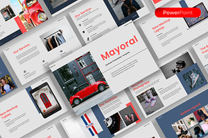 Mayoral – Business PowerPoint, a Presentation Template by kreatifreya
