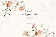 Subtle delicate peach & pink flowers, a Decorative Illustration by Grace Noboa Illustrations (Thumbnail 5 of 10)