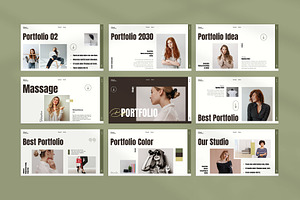 Brand Portfolio Presentation, a Presentation Template by KreateTribe