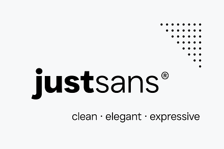 JUST Sans Clean Modern Minimal Font