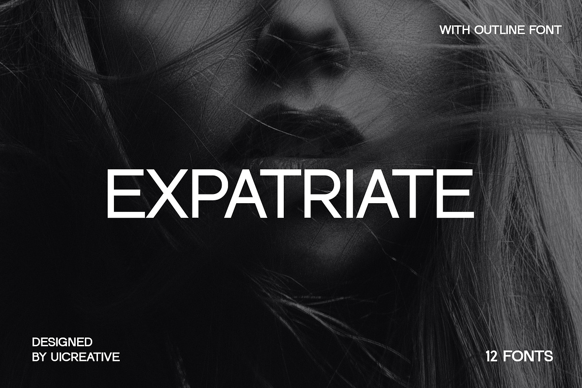 Expatriate Sans Serif Font, a Sans Serif Font by UICreative (Photo 1 of 13)